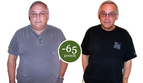 Roy lost 65 pounds